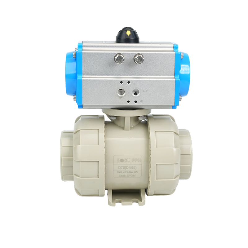 β--PPH Pneumatica Unio Duplex Ball Valve