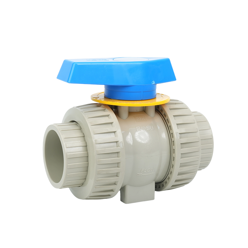 β--PPH Duplex Unionis Ball Valve